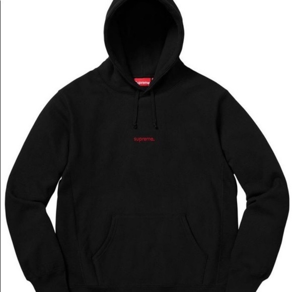 supreme trademark hoodie